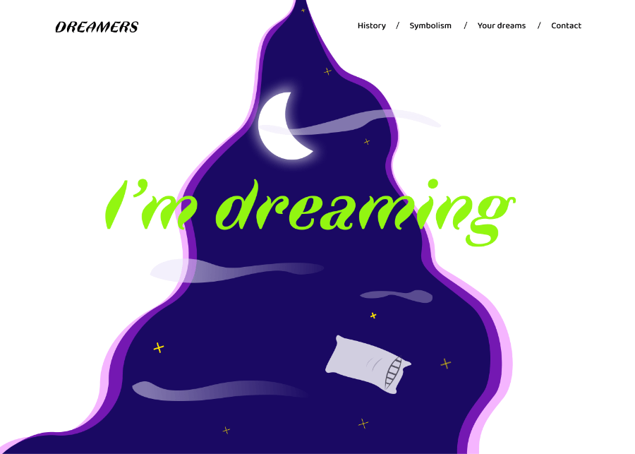 Webdesign éco-responsable autour du rêve