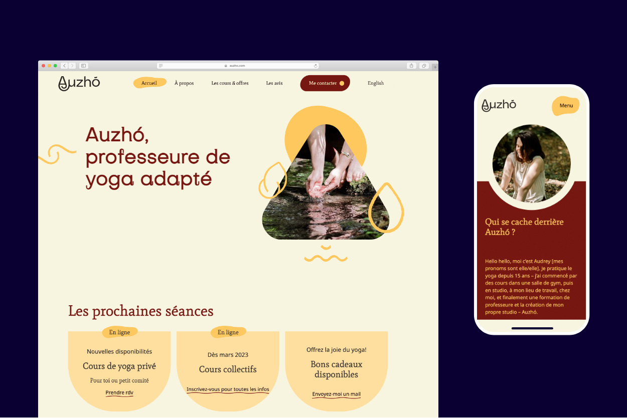 Maquette digitale en éco-conception web d'un site multilingue