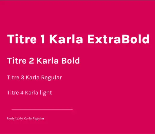 Typos choisi pour le Centre d'Art de Pontmain