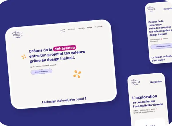 img projet de développement en éco-conception pour bleu renard studio
