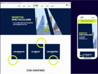 maquette webdesign pour ocean fifty en Bretagne
