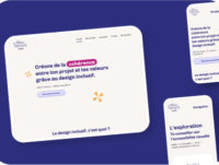 web-design responsive pour le site web de bleu renard studio