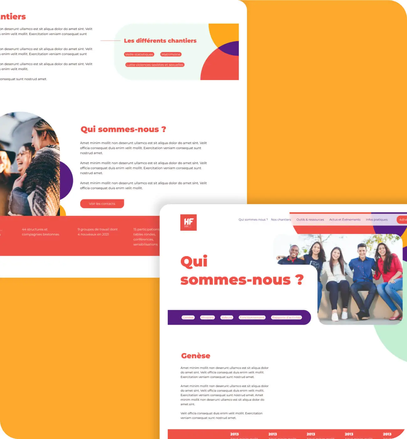 Maquette graphique éco version ordi