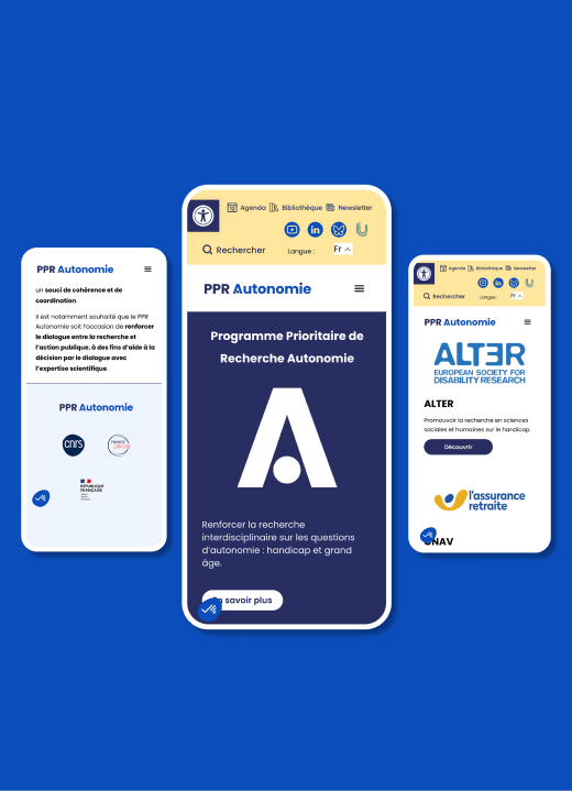 PPR autonomie webmastering site web