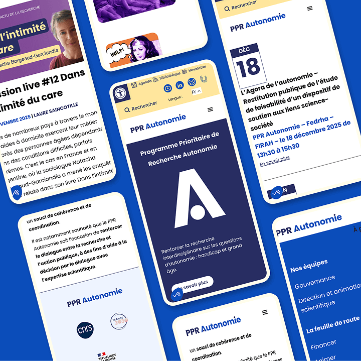 PPR autonomie version smartphone du site internet