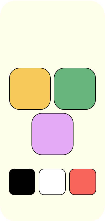 UI Design couleurs Festorama Collectif des festivals