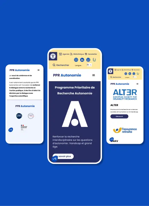 PPR autonomie webmastering site web