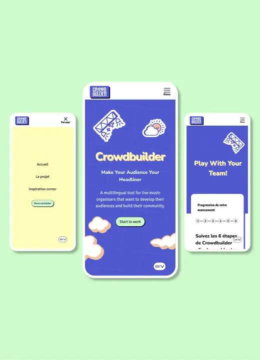 site internet nantes maquettes mobile crowdbuilder