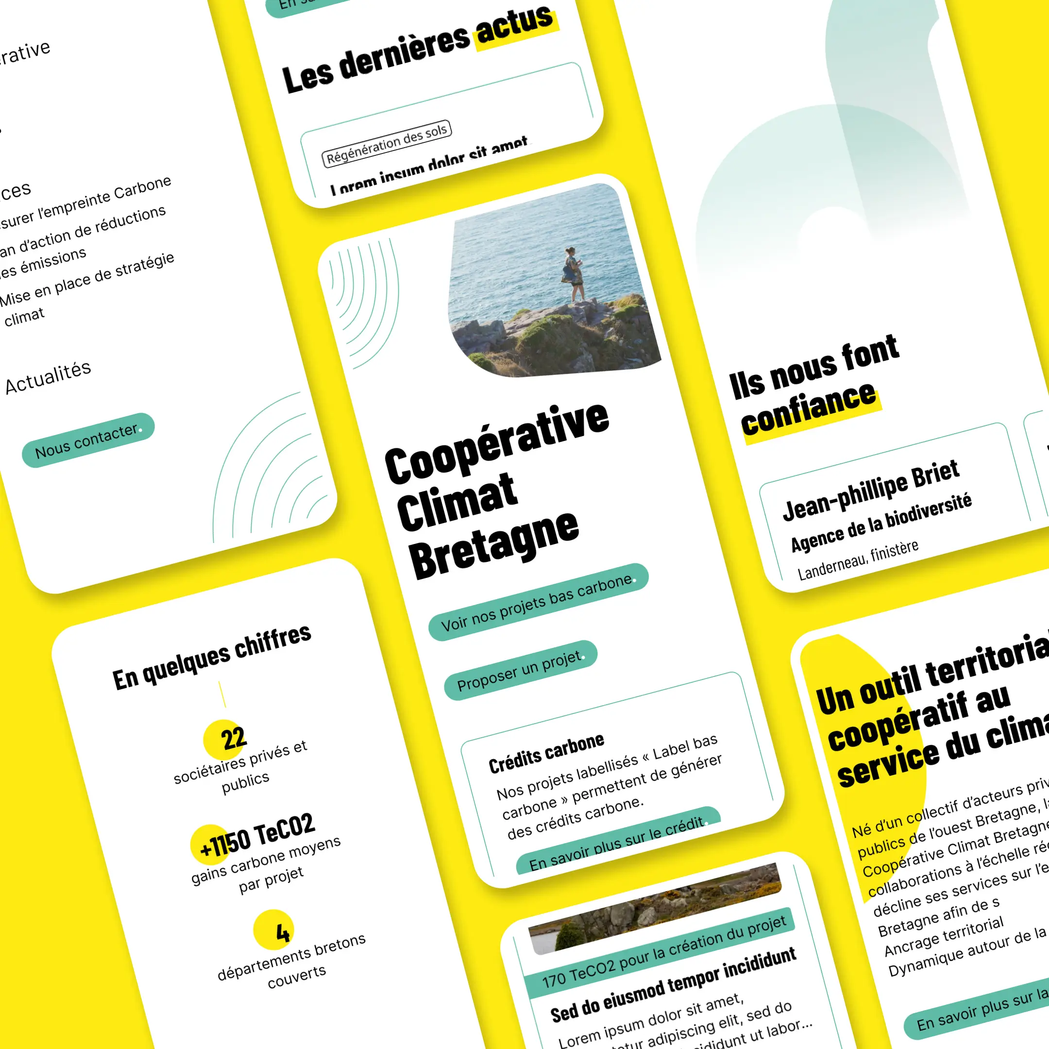cooperative climat bretagne mockup site internet responsable responsive